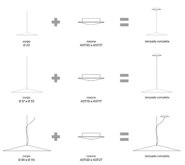 KOINÈ - Aluminium pendant lamp.
