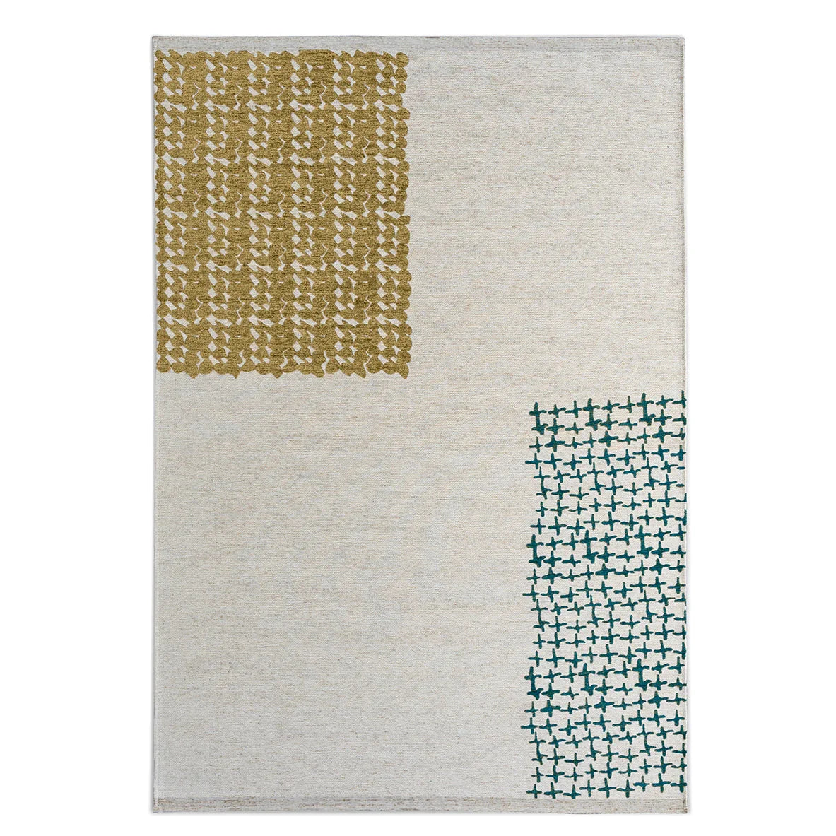 LUSO - Rectangular chenille and cotton rug (Request Info).