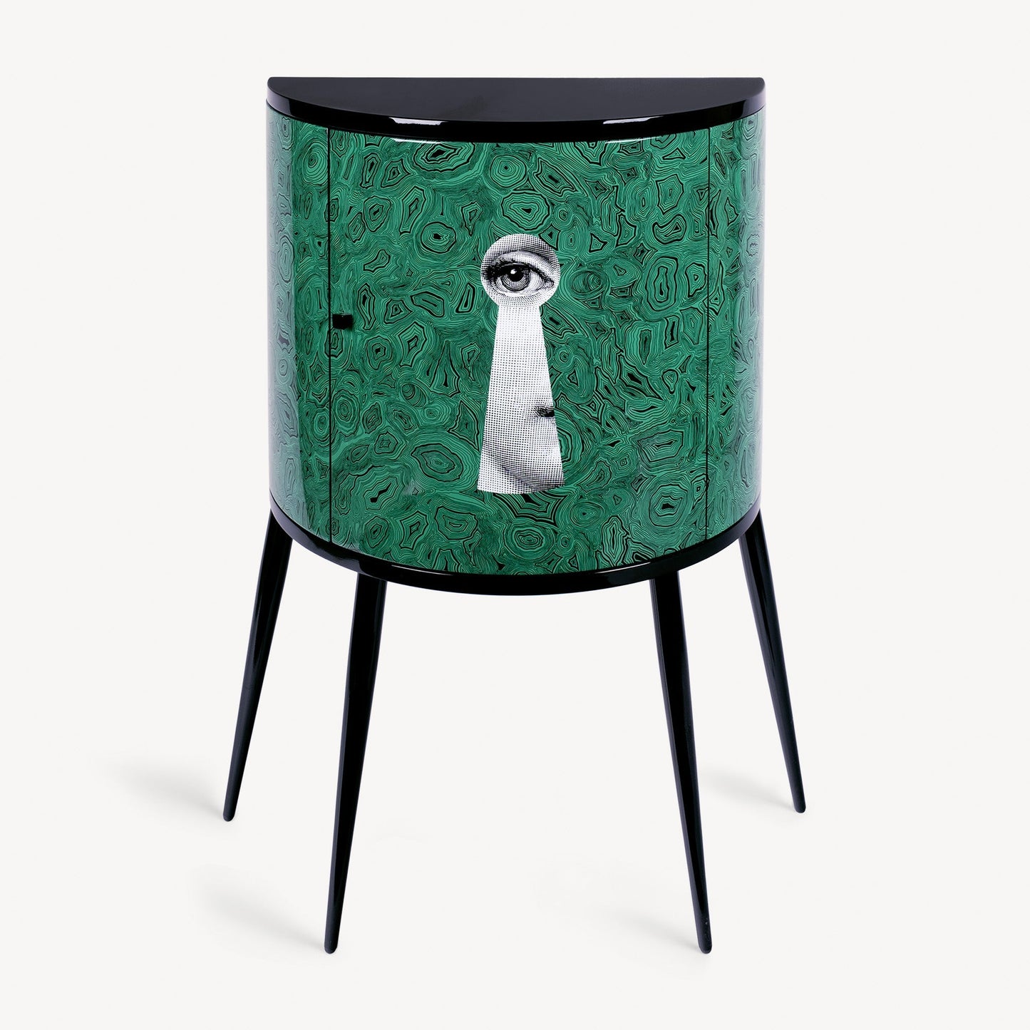 Console Serratura su Malachite