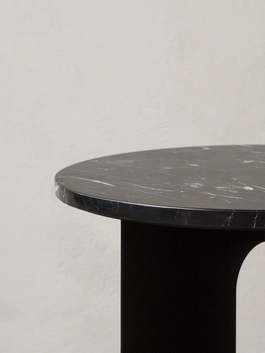 Marble top for Androgyne table, 65 cm, black