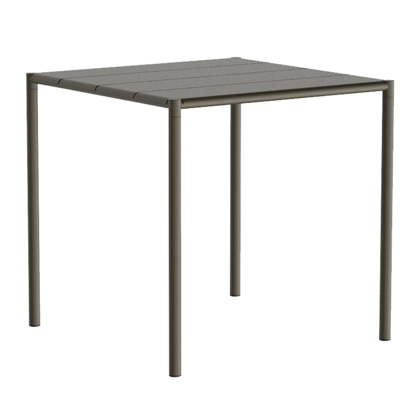Sine dining table, 75.5 x 75.5 cm, dark green