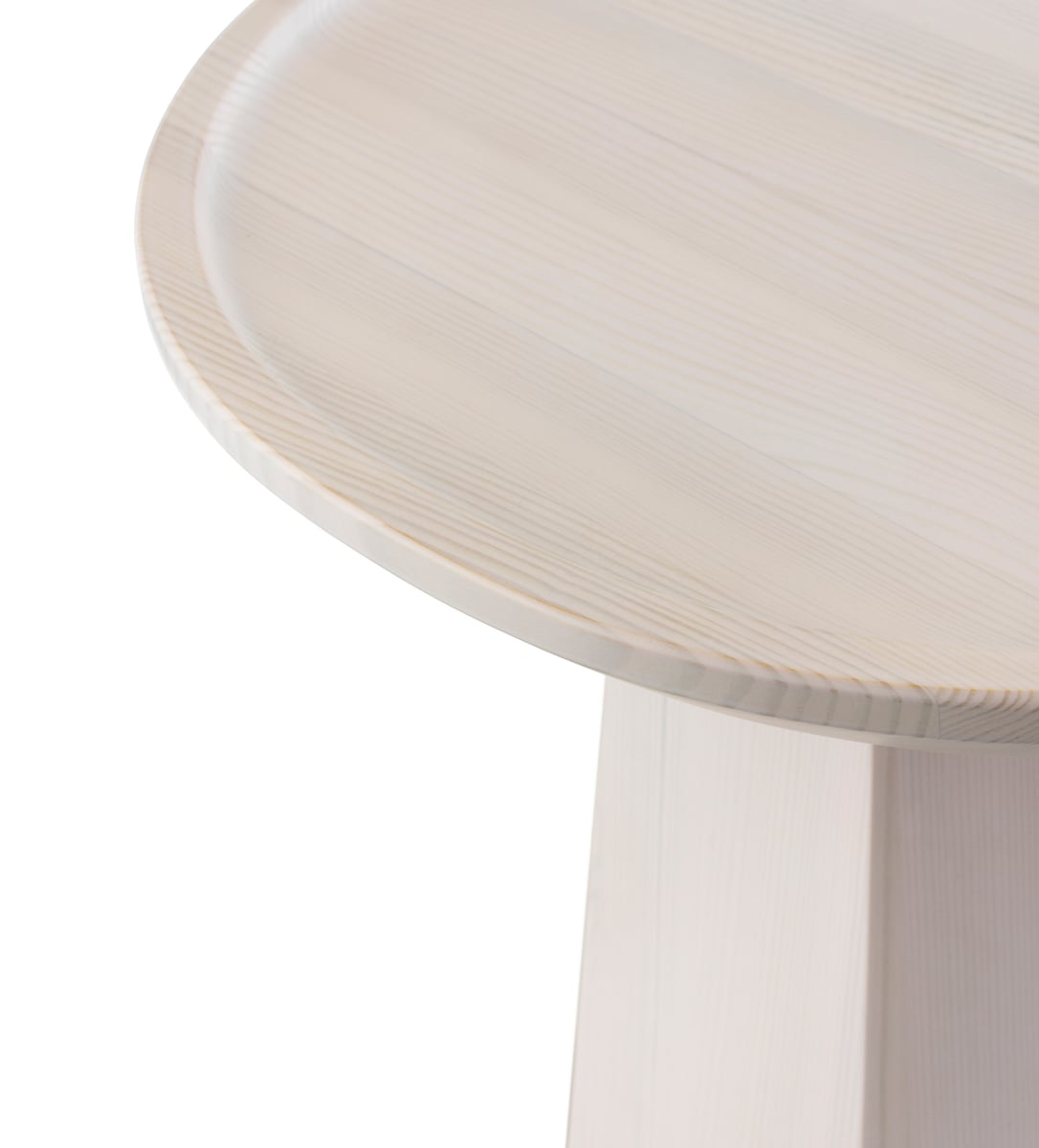 Pine table, small, rose