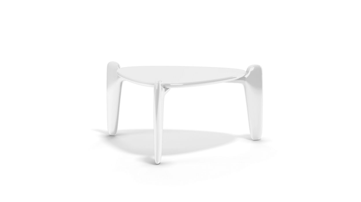 PULP TRIANGULAR END TABLE by Roche Bobois