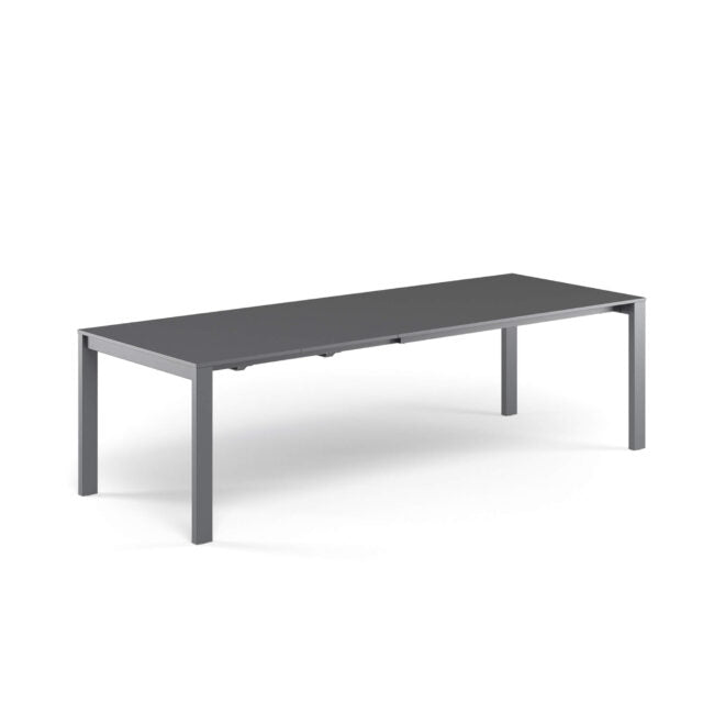 Round Extensible table with steel sheet top 160+54+54x100 (Request Info).