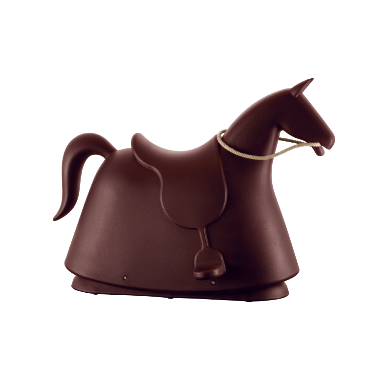 ROCKY - Polyethylene rocking horse.