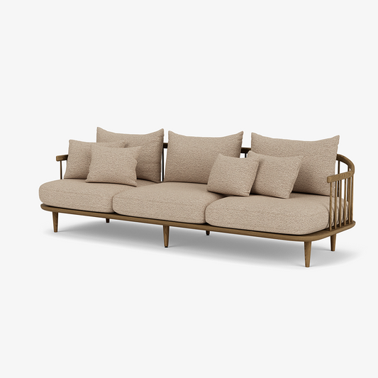 FLY SC12 - 3 seater fabric sofa (Request Info).