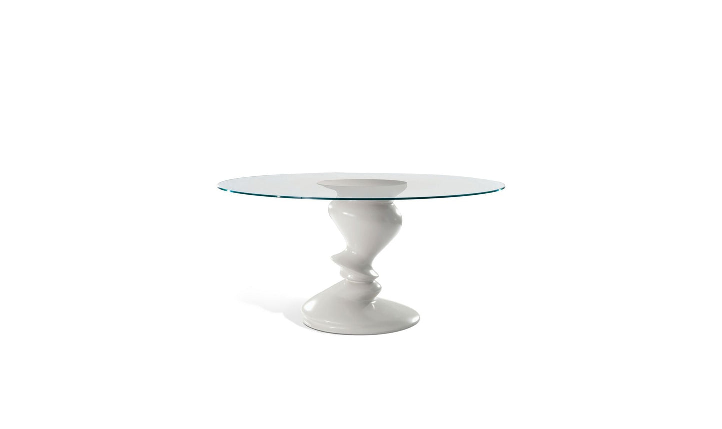 SISMIC DINING TABLE - TOP IN CLEAR GLASS by Roche Bobois