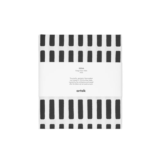 Artek Siena Fabric, cotton — white/black