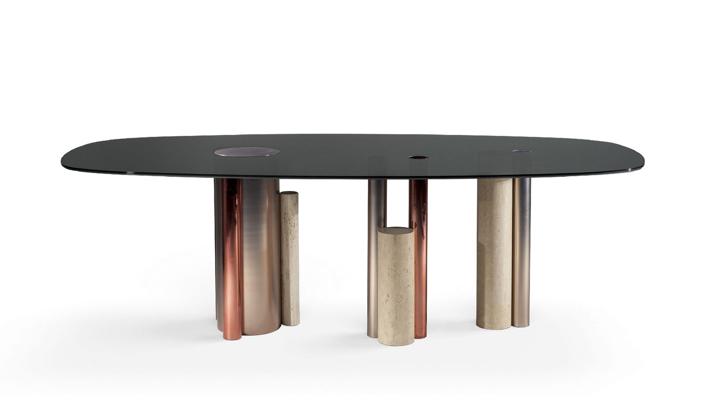 SILO OVAL DINING TABLE by Roche Bobois