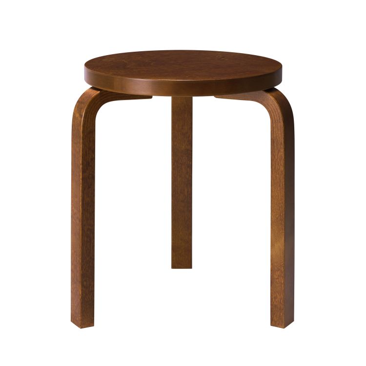 STOOL 60 - 3 legs - Stackable wooden stool.