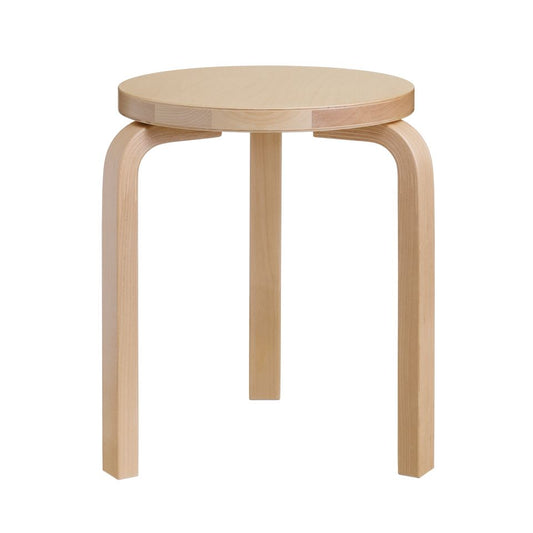 STOOL 60 - 3 legs - Stackable wooden stool.