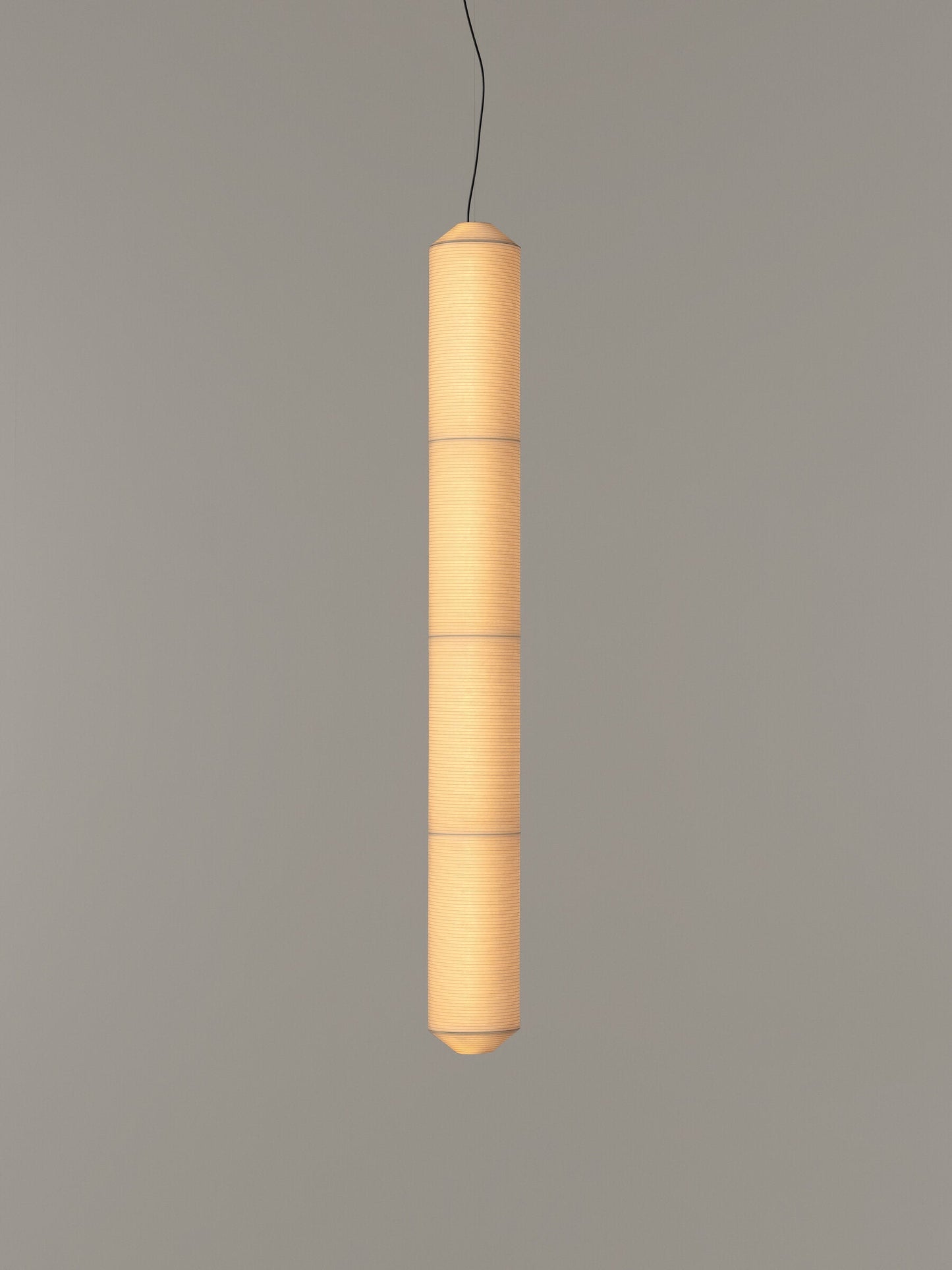 Tekiò Vertical - LED dimmable japanese paper pendant lamp (Request Info).