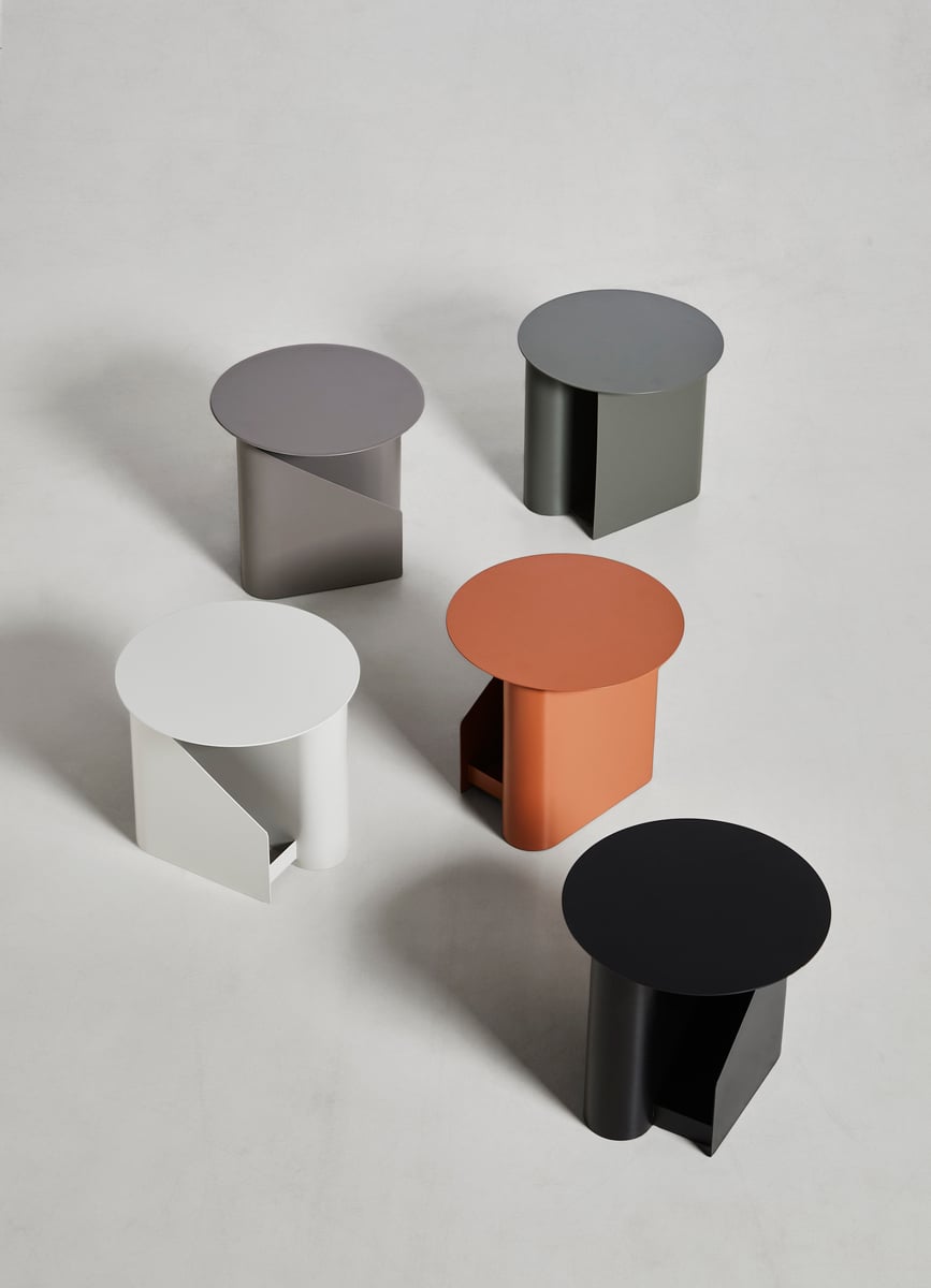 Sentrum side table, burned orange