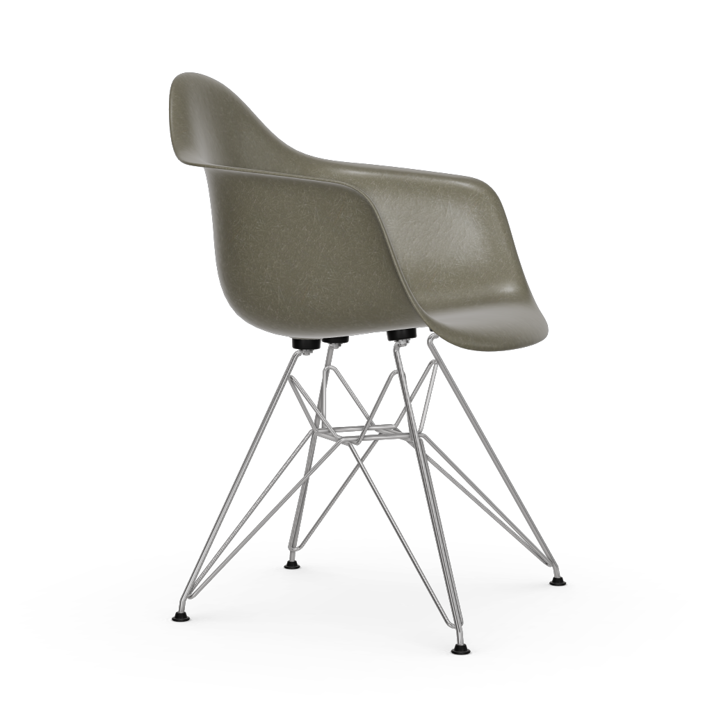 Eames Fiberglass Armchair DAR (without upholstery).