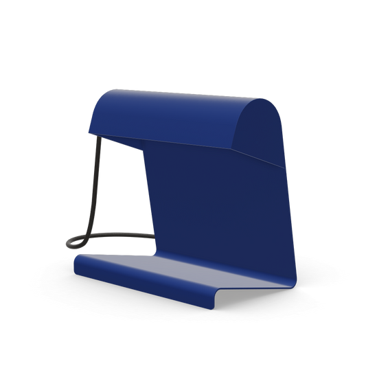 Lampe de Bureau - small table lamp made of sheet steel.