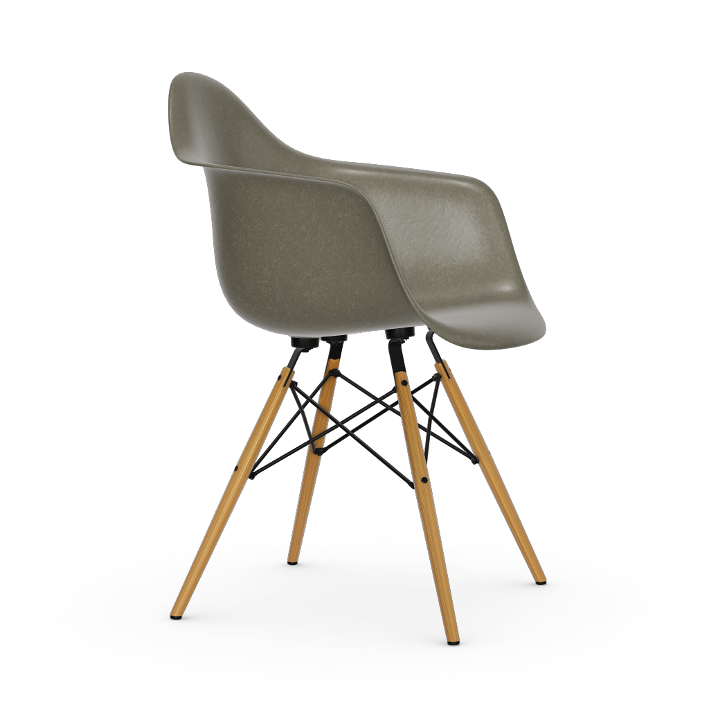 Eames Fiberglass Armchair DAW (without upholstery).
