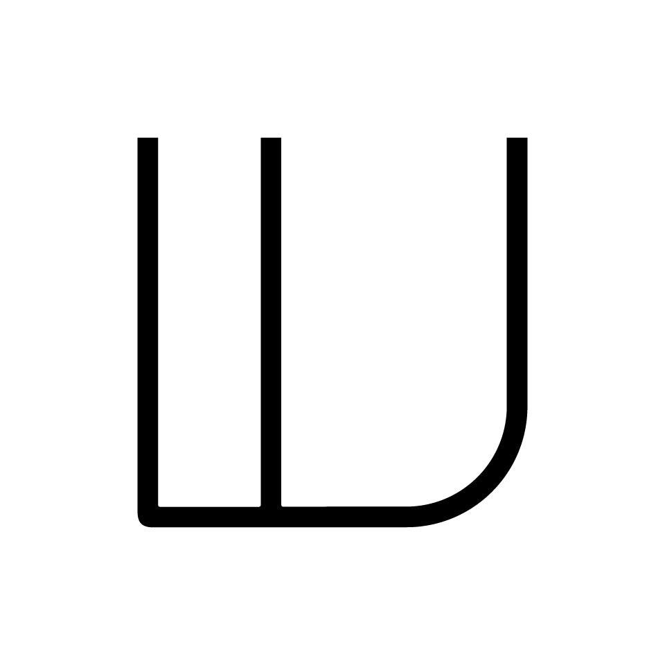 Alphabet of Light - Uppercase - Letter W Wall Lamp.