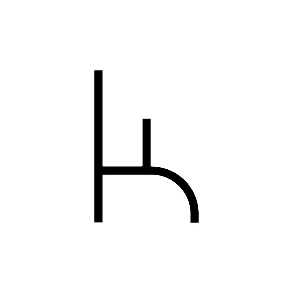 Alphabet of Light - Lowercase - Letter k Wall Lamp.