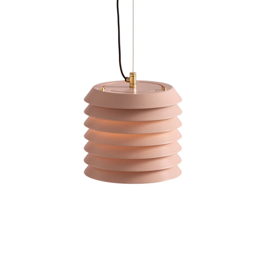 MAIJA - LED pendant lamp with metallic lampshade.