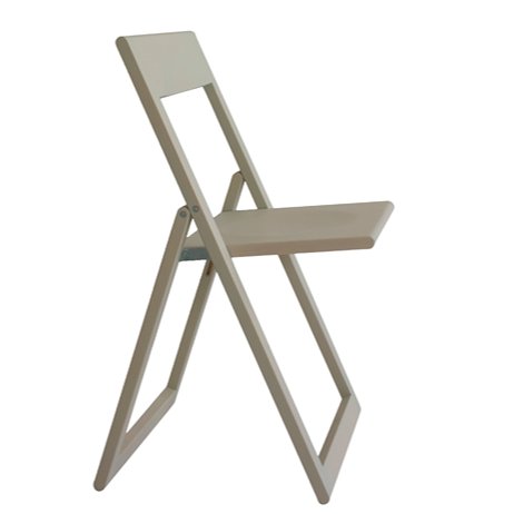 AVIVA - Folding solid wood chair.