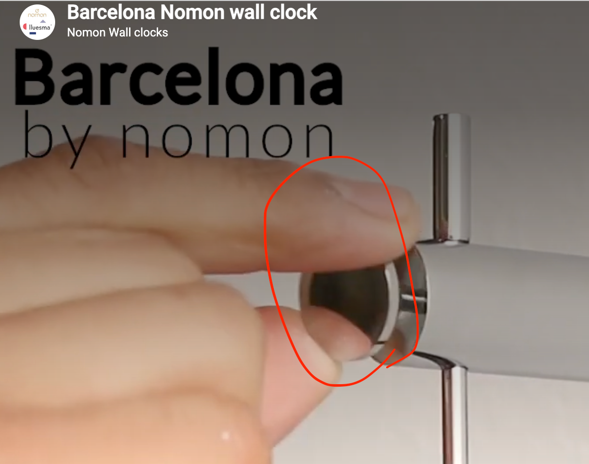 BARCELONA Clock Hub Cap (Spare Parts)
