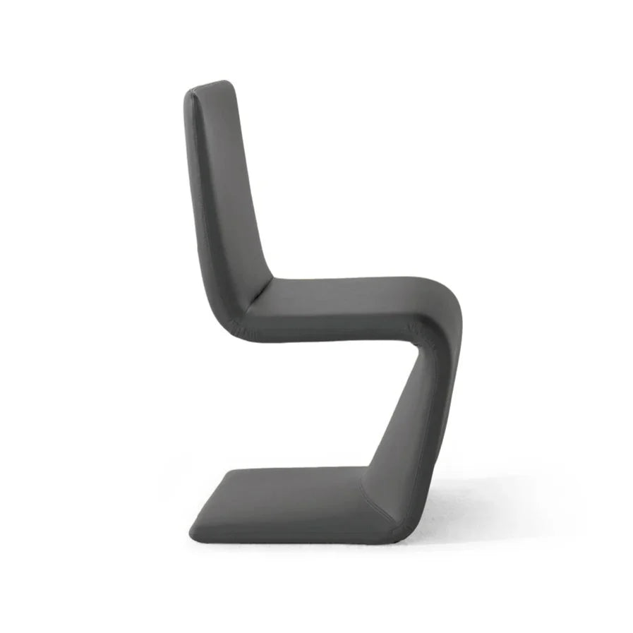 VENERE - Cantilever upholstered chair.