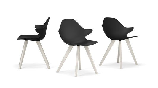 CHISTERA DINING ARMCHAIR - Wooden Legs by Roche Bobois