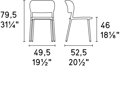 SNEAK Stackable plastic chair (Request Info).