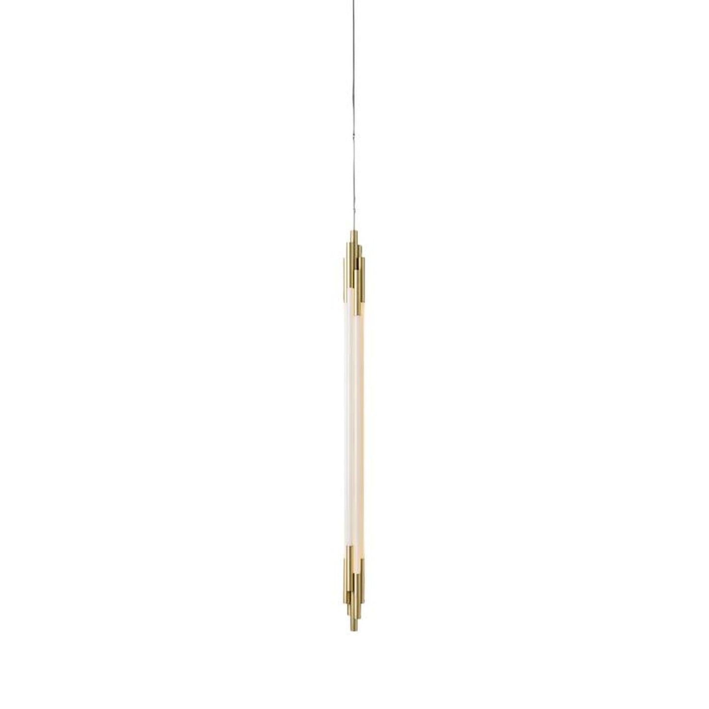 DCWéditions ORG Vertical Pendant 2000 Brass/Opal