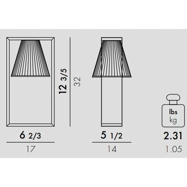 Light-Air Tissue Table Lamp.