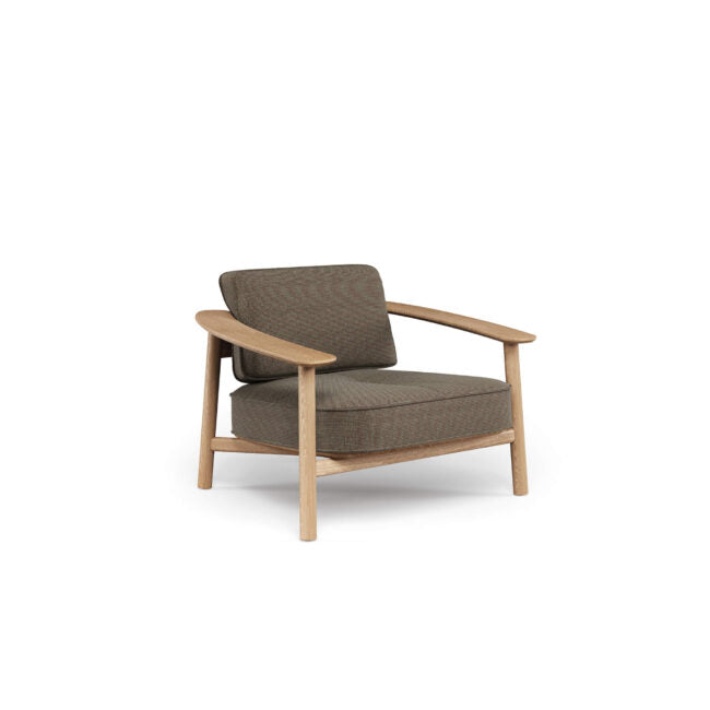 Twins 1-seater sofa Teak (Request Info).
