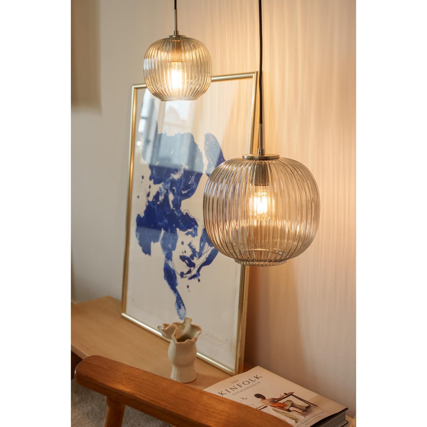 Edgeform Vibra Pendant Ø18 Smoke