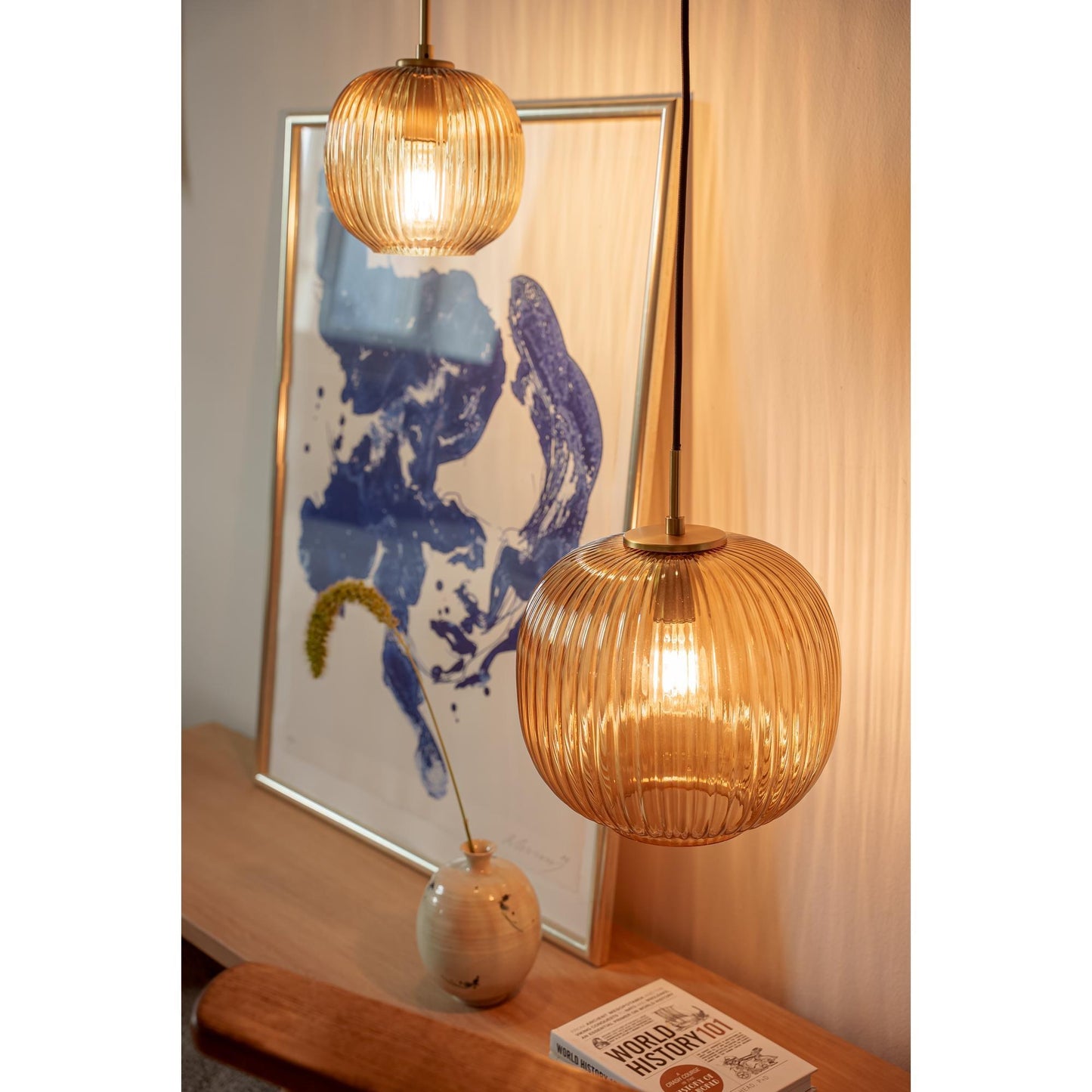 Edgeform Vibra Pendant Ø18 Amber