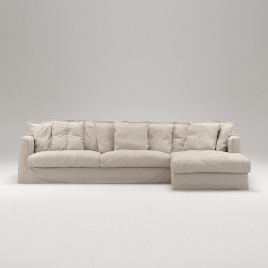 Decotique Le Grand Air 3-Seater Sofa Chaise Right Natural Blonde