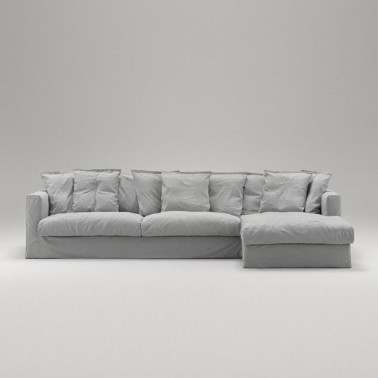 Decotique Le Grand Air 3-Seater Sofa Chaise Right Light Grey
