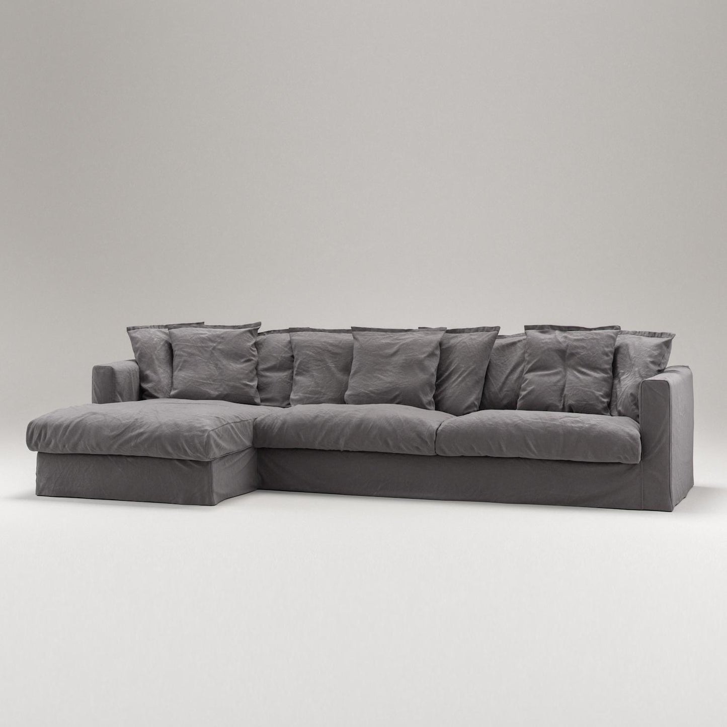 Decotique Le Grand Air 3-Seater Sofa Chaise Left Grey