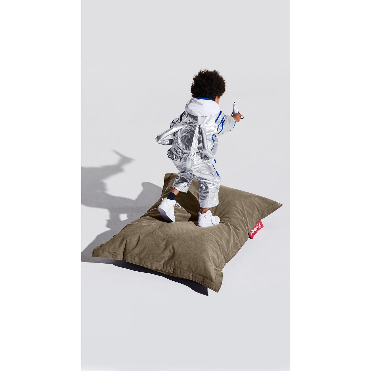 Fatboy Junior Recycled Canvas Bean Bag Taupe Grey