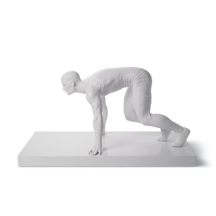 Sprinter Man Figurine by Lladró