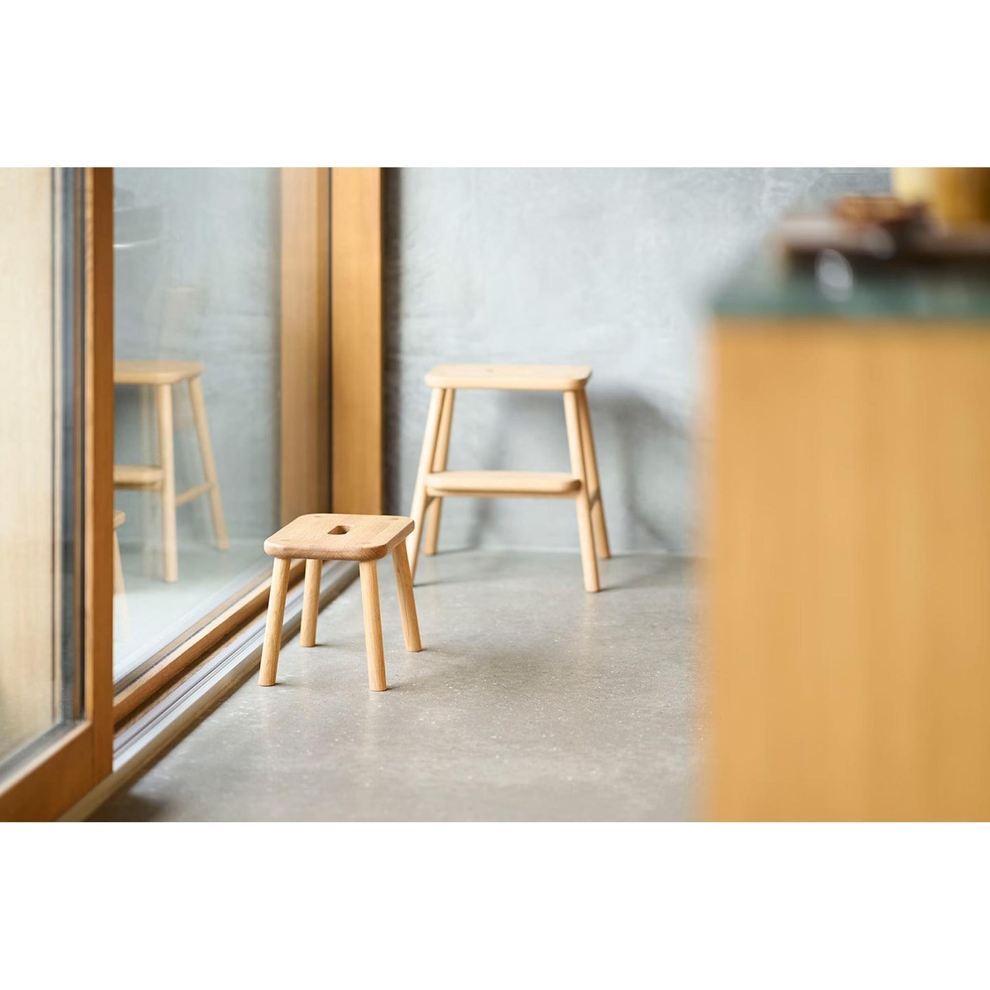 FDB Furniture J180 Sønderup Stool Oak