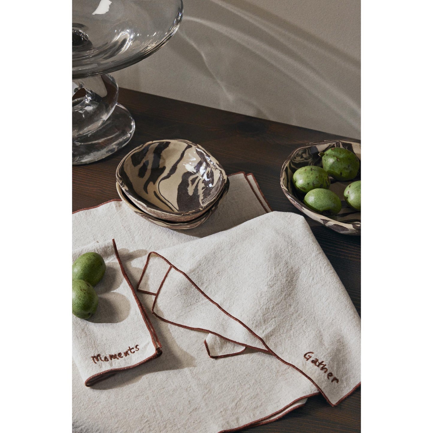 Ferm Living Ryu Bowl 20 Sand/ Brown