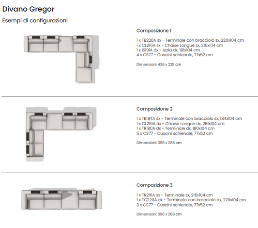 Gregor module sofa