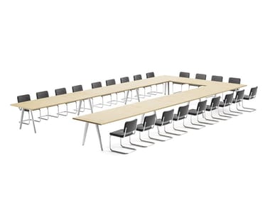 1500 - Wooden conference table (Request Info).