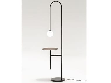 LIGHT WITH A TABLE - Floor lamp with table (Request Info).