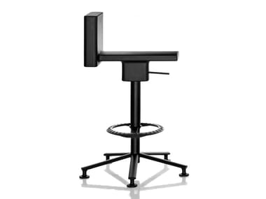 360¡Æ - Swivel height-adjustable office stool for designer (Request Info).