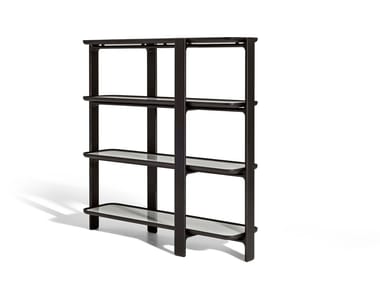 DUO - Wood and glass bookcase (Request Info).