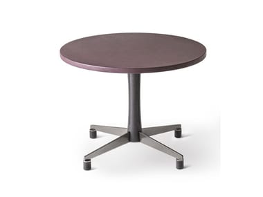 SPARK - Round wooden coffee table (Request Info).