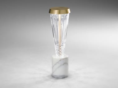 ADELE - Handmade crystal table lamp (Request Info).