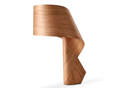 AIR - Handmade wood veneer table lamp (Request Info).