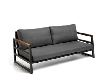ALABAMA ALU - 2 seater fabric garden sofa (Request Info).