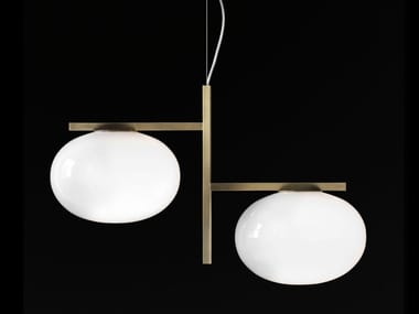 ALBA 468 - Opal glass pendant lamp (Request Info).